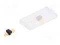 Connector: pin strips; pin header; male; PIN: 4; 3A; 250V; SMT; 2x2 FISCHER ELEKTRONIK SL17SMD0834.GBSM