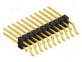 Connector: pin strips; pin header; male; PIN: 22; SMT; 3A; 250V; 2x11 FISCHER ELEKTRONIK SL17SMD10922.G