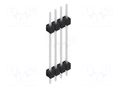 Connector: pin strips; pin header; male; PIN: 4; 3A; 250V; THT; 1x4 FISCHER ELEKTRONIK SL5.223.4.Z
