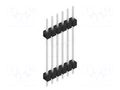 Connector: pin strips; pin header; male; PIN: 6; 3A; 250V; THT; 1x6 FISCHER ELEKTRONIK SL5.223.6.Z
