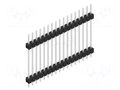 Connector: pin strips; pin header; male; PIN: 17; 3A; 250V; THT; 1x17 FISCHER ELEKTRONIK SL5.237.17.Z