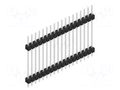 Connector: pin strips; pin header; male; PIN: 18; 3A; 250V; THT; 1x18 FISCHER ELEKTRONIK SL5.237.18.Z