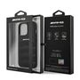 AMG AMHCP14XGSEBK iPhone 14 Pro Max 6,7 &quot;black / black hardcase Leather Debossed Lines, Mercedes 3666339071417 3666339071417