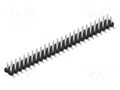 Connector: pin strips; pin header; male; PIN: 50; 3A; 250V; SMT; 2x25 FISCHER ELEKTRONIK SLLP6SMD03850Z