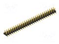 Connector: pin strips; pin header; male; PIN: 56; 3A; 250V; SMT; 2x28 FISCHER ELEKTRONIK SLLP6SMD03856G