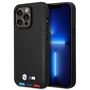 Case BMW BMHMP14X22PTDK iPhone 14 Pro Max 6.7 "black / black Leather Stamp Tricolor Magsafe, BMW 3666339089337 3666339089337