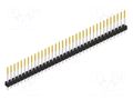 Connector: pin strips; pin header; male; PIN: 35; THT; 3A; 250V; 1x35 FISCHER ELEKTRONIK SL11.164.35.S