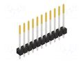 Connector: pin strips; pin header; male; PIN: 11; THT; 3A; 250V; 1x11 FISCHER ELEKTRONIK SL11.190.11.S
