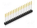 Connector: pin strips; pin header; male; PIN: 17; THT; 3A; 250V; 1x17 FISCHER ELEKTRONIK SL11.190.17.S