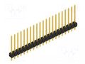 Connector: pin strips; pin header; male; PIN: 21; THT; 3A; 250V; 1x21 FISCHER ELEKTRONIK SL11.190.21.G