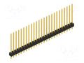 Connector: pin strips; pin header; male; PIN: 25; THT; 3A; 250V; 1x25 FISCHER ELEKTRONIK SL11.240.25.G