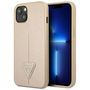 Guess GUHCP13SPSATLE iPhone 13 mini 5,4 &quot;beige / beige hardcase SaffianoTriangle Logo, Guess 3666339040314 3666339040314