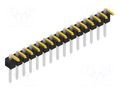 Connector: pin strips; pin header; male; PIN: 15; THT; 3A; 250V; SL 3 FISCHER ELEKTRONIK SL3.025.15.S
