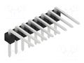 Connector: pin strips; pin header; male; PIN: 8; THT; 3A; 250V; SL 3 FISCHER ELEKTRONIK SL3.101.8.Z