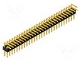 Connector: pin strips; pin header; male; PIN: 56; SL 4; 3A; 250V FISCHER ELEKTRONIK SL4.025.56.G