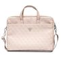 Guess Saffiano 4G Triangle Logo bag for a 16&#39;&#39; laptop - pink, Guess 3666339051112