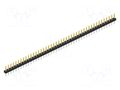 Connector: pin strips; pin header; male; PIN: 44; 3A; 100V; THT; 2mm FISCHER ELEKTRONIK SLY1.081.44.S