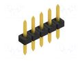 Connector: pin strips; pin header; male; PIN: 5; 3A; 100V; THT; 2mm FISCHER ELEKTRONIK SLY1.081.5.G