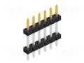 Connector: pin strips; pin header; male; PIN: 6; SLY 5; 3A; 100V; THT FISCHER ELEKTRONIK SLY5.075.6.S