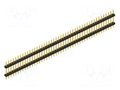 Connector: pin strips; pin header; male; PIN: 46; 3A; 100V; THT; 2mm FISCHER ELEKTRONIK SLY5.081.46.G