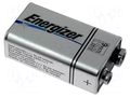 Battery: alkaline; 6F22; 9V; non-rechargeable; 1pcs; Max Plus ENERGIZER BAT-6LR61/EGU