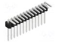 Connector: pin strips; pin header; male; PIN: 13; 1.5A; 125V; THT FISCHER ELEKTRONIK SLVW1.KA.055.13.Z