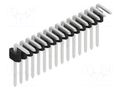 Connector: pin strips; pin header; male; PIN: 15; 1.5A; 125V; THT FISCHER ELEKTRONIK SLVW1.KA.055.15.Z