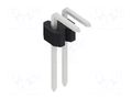Connector: pin strips; pin header; male; PIN: 2; 1.5A; 125V; THT FISCHER ELEKTRONIK SLVW1.KA.055.2.Z