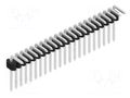Connector: pin strips; pin header; male; PIN: 22; 1.5A; 125V; THT FISCHER ELEKTRONIK SLVW1.KA.055.22.Z