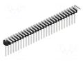 Connector: pin strips; pin header; male; PIN: 28; 1.5A; 125V; THT FISCHER ELEKTRONIK SLVW1.KA.055.28.Z