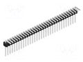 Connector: pin strips; pin header; male; PIN: 32; 1.5A; 125V; THT FISCHER ELEKTRONIK SLVW1.KA.055.32.Z