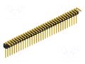Connector: pin strips; pin header; male; PIN: 33; 1.5A; 125V; THT FISCHER ELEKTRONIK SLVW1.KA.055.33.G