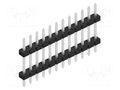Connector: pin strips; pin header; male; PIN: 12; SLY 5; 3A; 100V FISCHER ELEKTRONIK SLY5.081.12.Z
