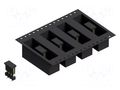 Connector: pin strips; pin header; male; PIN: 4; 3A; 250V; SMT; 1x4 FISCHER ELEKTRONIK SL10SMD0784.SBTR