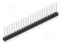 Connector: pin strips; pin header; male; PIN: 23; THT; 3A; 250V; 1x23 FISCHER ELEKTRONIK SL11.164.23.Z
