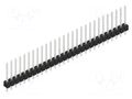 Connector: pin strips; pin header; male; PIN: 28; THT; 3A; 250V; 1x28 FISCHER ELEKTRONIK SL11.164.28.Z