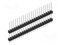 Connector: pin strips; pin header; male; PIN: 22; THT; 3A; 250V; 1x22 FISCHER ELEKTRONIK SL13.122.22.Z