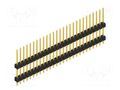 Connector: pin strips; pin header; male; PIN: 27; THT; 3A; 250V; 1x27 FISCHER ELEKTRONIK SL13.122.27.G