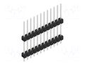 Connector: pin strips; pin header; male; PIN: 12; THT; 3A; 250V; 1x12 FISCHER ELEKTRONIK SL13.147.12.Z