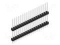 Connector: pin strips; pin header; male; PIN: 18; THT; 3A; 250V; 1x18 FISCHER ELEKTRONIK SL13.147.18.Z