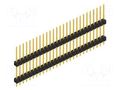 Connector: pin strips; pin header; male; PIN: 27; THT; 3A; 250V; 1x27 FISCHER ELEKTRONIK SL13.147.27.G