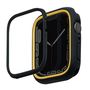 Uniq Moduo case for Apple Watch 4/5/6/7/8/9/SE/SE2 44/45mm - black and mustard, UNIQ 8886463680971 8886463680971