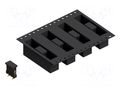 Connector: pin strips; pin header; male; PIN: 4; 3A; 250V; SMT; 1x4 FISCHER ELEKTRONIK SL10SMD0404.GBTR