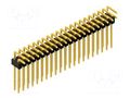 Connector: pin strips; pin header; male; PIN: 42; THT; 3A; 250V; 2x21 FISCHER ELEKTRONIK SL19.132.42.G