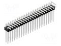 Connector: pin strips; pin header; male; PIN: 42; THT; 3A; 250V; 2x21 FISCHER ELEKTRONIK SL19.132.42.Z