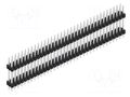 Connector: pin strips; pin header; male; PIN: 70; 3A; 250V; THT; 2x35 FISCHER ELEKTRONIK SL6.147.70.Z