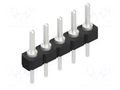 Connector: pin strips; pin header; male; PIN: 5; SL7; 3A; 250V; THT FISCHER ELEKTRONIK SL7.5.Z