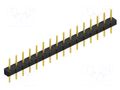 Connector: pin strips; pin header; male; PIN: 16; SL 8; 3A; 250V FISCHER ELEKTRONIK SL8.16.G