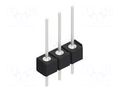 Connector: pin strips; pin header; male; PIN: 3; SL 9; 3A; 250V; THT FISCHER ELEKTRONIK SL9.3.Z