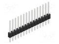 Connector: pin strips; pin header; male; PIN: 15; 1.5A; 125V; THT FISCHER ELEKTRONIK SLVN1.055.15.Z